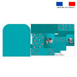 Patron pour organisateur de voiture motif bébé rhino + Coupon pochette Offert - Création Stillistic