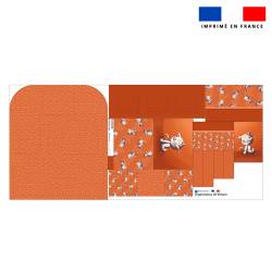 Patron pour organisateur de voiture motif bébé chat + Coupon pochette Offert - Création Stillistic