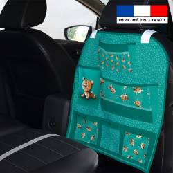 Patron pour organisateur de voiture motif bébé guépard + Coupon pochette Offert - Création Stillistic