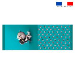 Kit sac à jouets motif bébé rhino - Création Stillistic