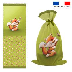 Kit sac à jouets motif bébé renard - Création Stillistic