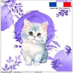 Coupon 45x45 cm motif chat...