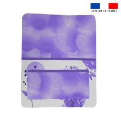 Kit pochette ardoise motif chat aquarelle