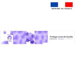 Kit protège livret de famille motif chat aquarelle