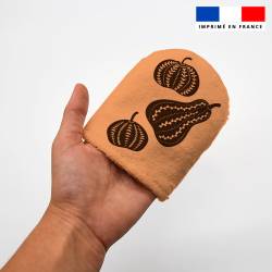 Kit mini-gants nettoyants motif éclat d'automne