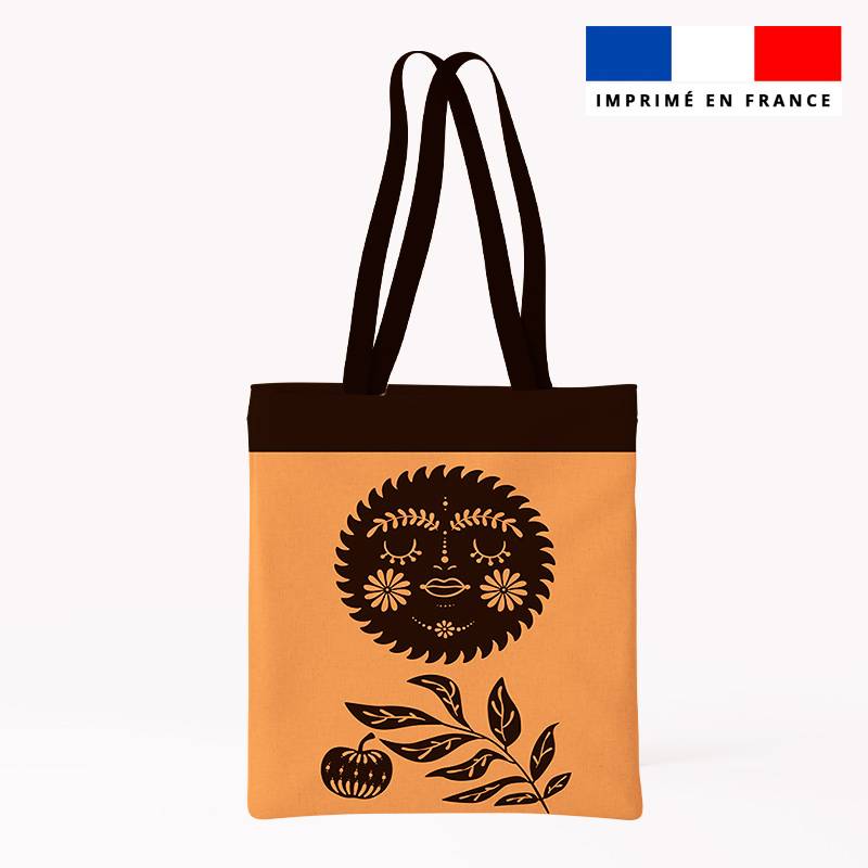 Coupon pour tote-bag motif éclat d'automne