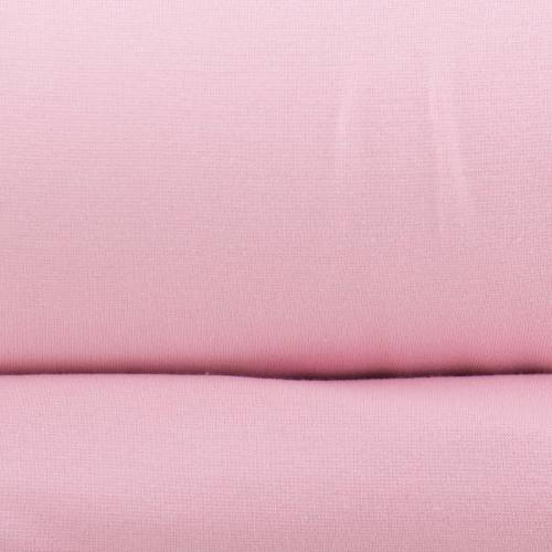 Tissu tubulaire bord-côte rose clair