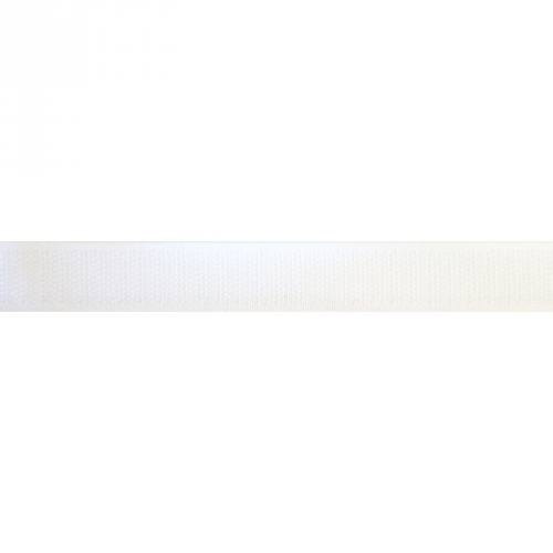 Rouleau 25m Auto-agrippant adhésif crochet 20 mm blanc